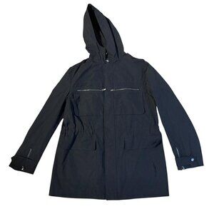 Shanghai Tang Black Mens Military Style Jacket Size Large